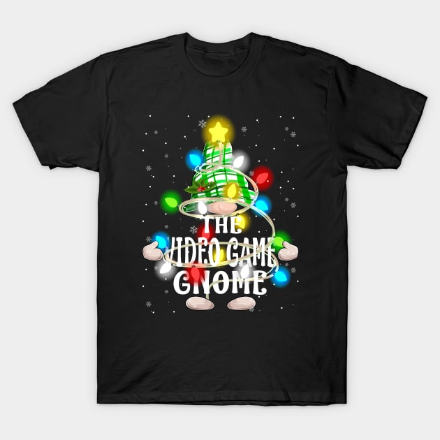 The Video Game Gnome Christmas Matching Family Shirt T-Shirt by intelus